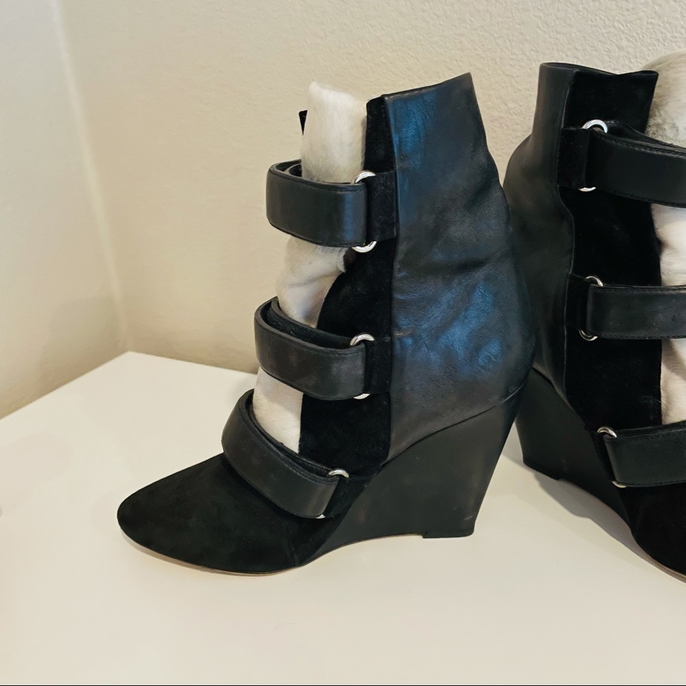 🇫🇷 Isabel Marant scarlet poney wedge boots - Picture 6 of 9